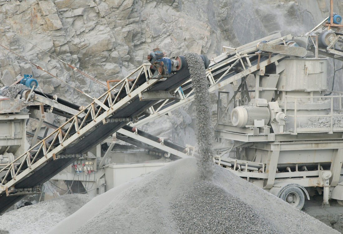 Stockpile transportation which needs a chemical foam suppression system to control airborne dust.