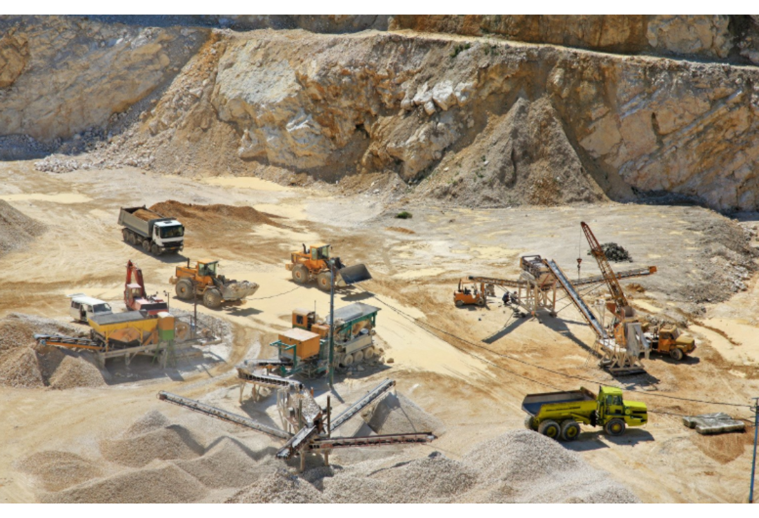 Dust control sprinkler syststem to be used on site.